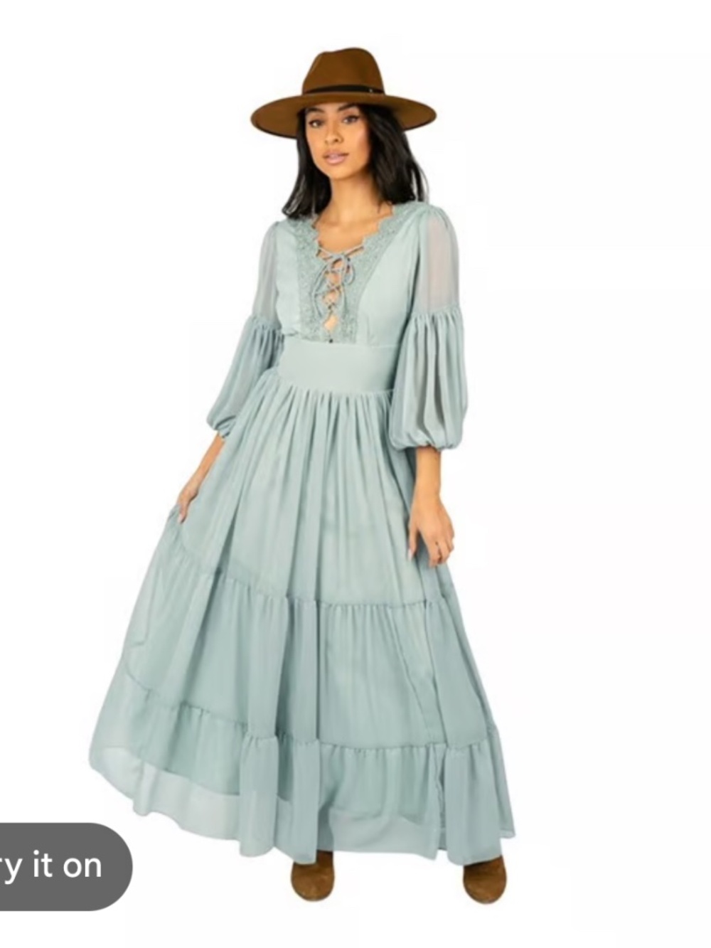 Joyfolie Mist Maxi Dress